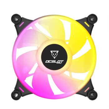 Ventilador para PC Ocelot Gaming OF-3. Iluminación RGB, 120mm - Image 3