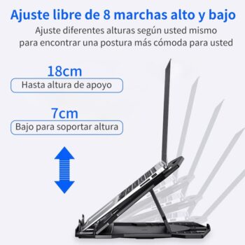 Soporte para Computadora Portátil con Base giratoria de 360 º - Image 2