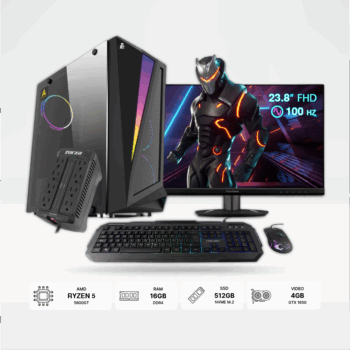 Kit Gamer - PC Ryzen 5 5600GT, 16GB, 512GB,GTX 1650 4GB, CASE Gaming 500W 80 Plus Bronze, Monitor ViewSonic 23.8, KIT Gamer Halion, Estabilizador - Image 6